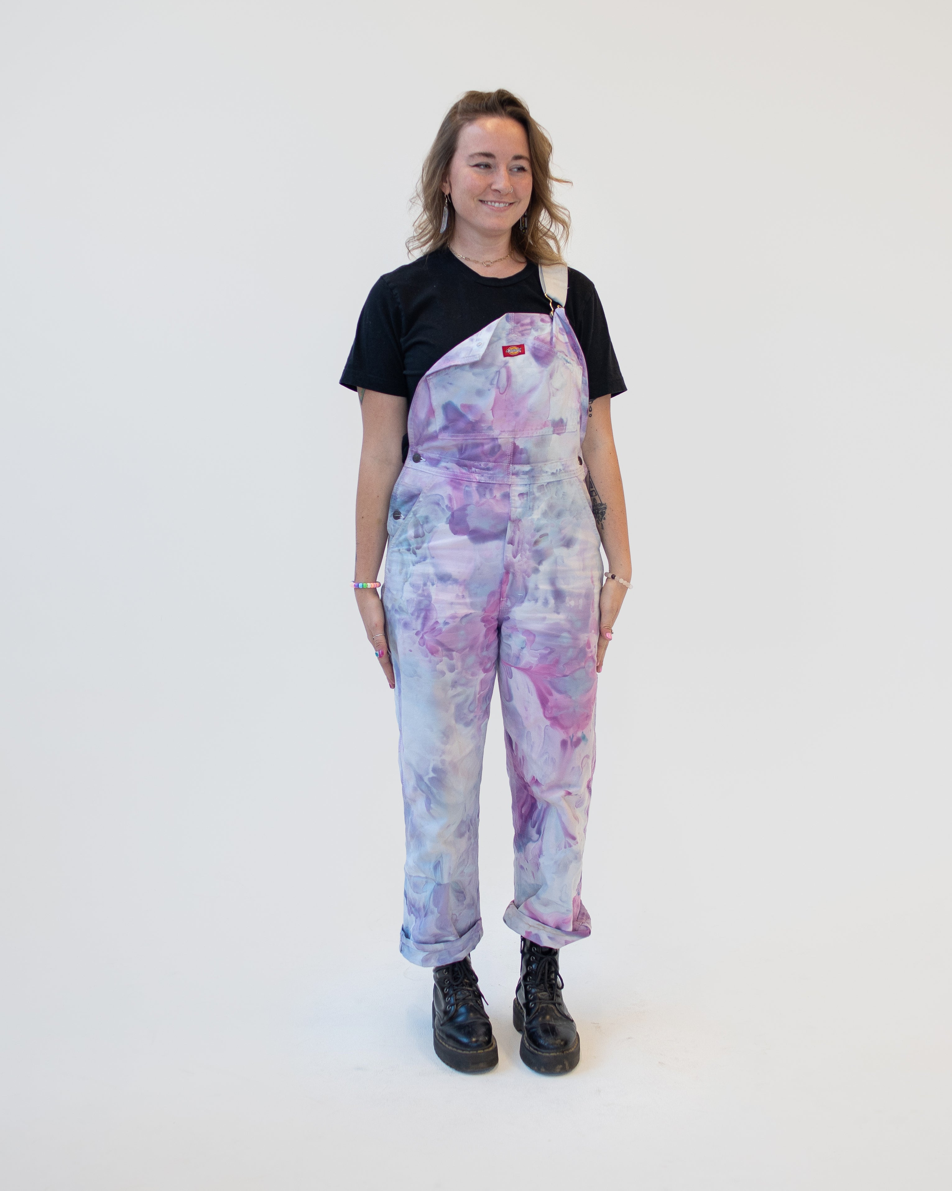 Tie Dye Dickies Womens Overalls Size Medium | Tocayo Hand popular Dyed Ice Dye Summer Romper