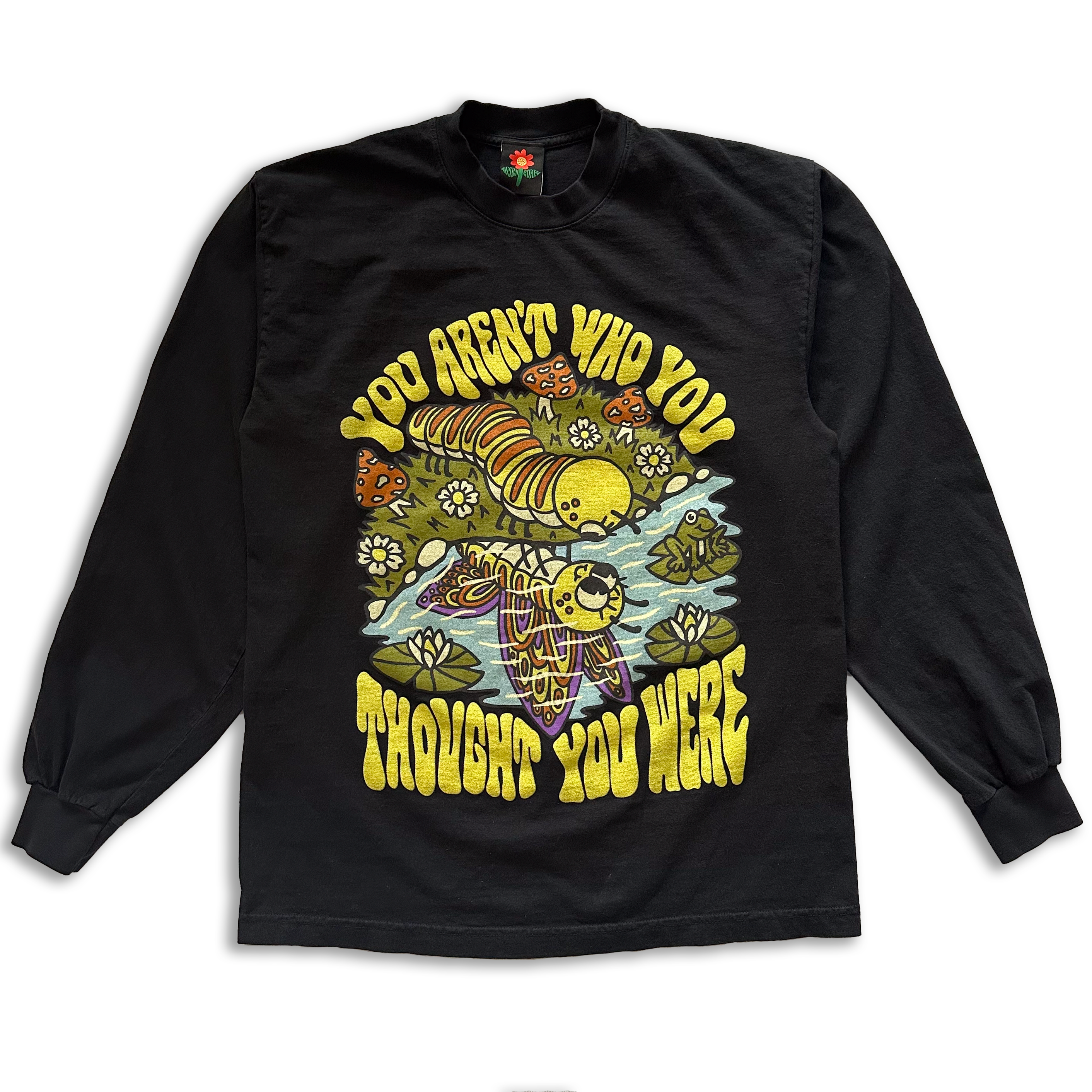 Black Heavyweight T-Shirt | Black T-Shirt | Vision Bored