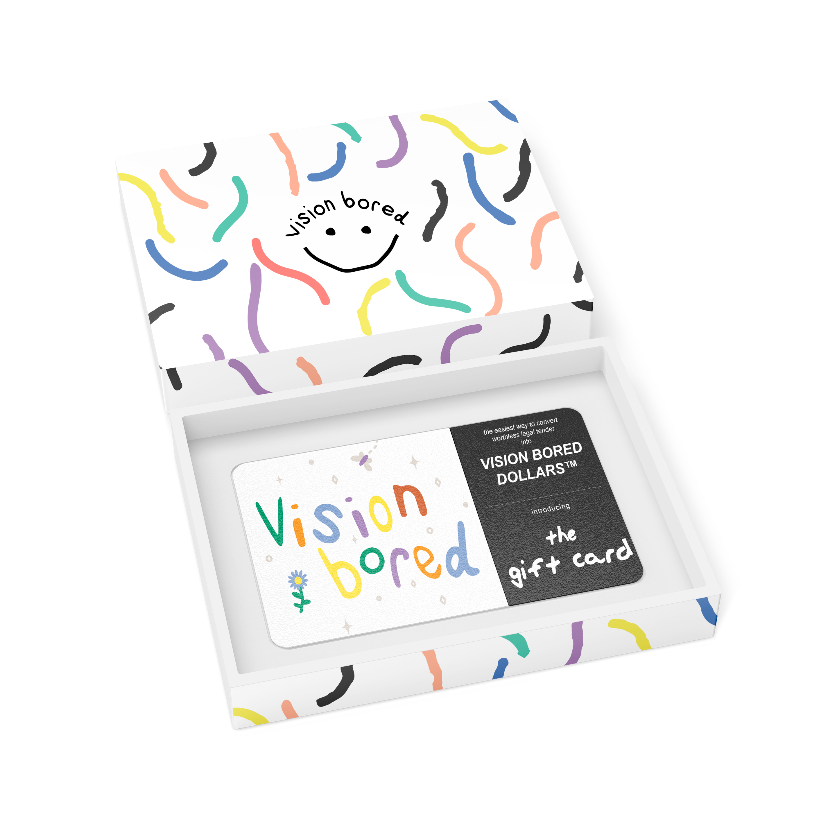 Modern Gift Card | Stylish Gift Card | Vision Bored