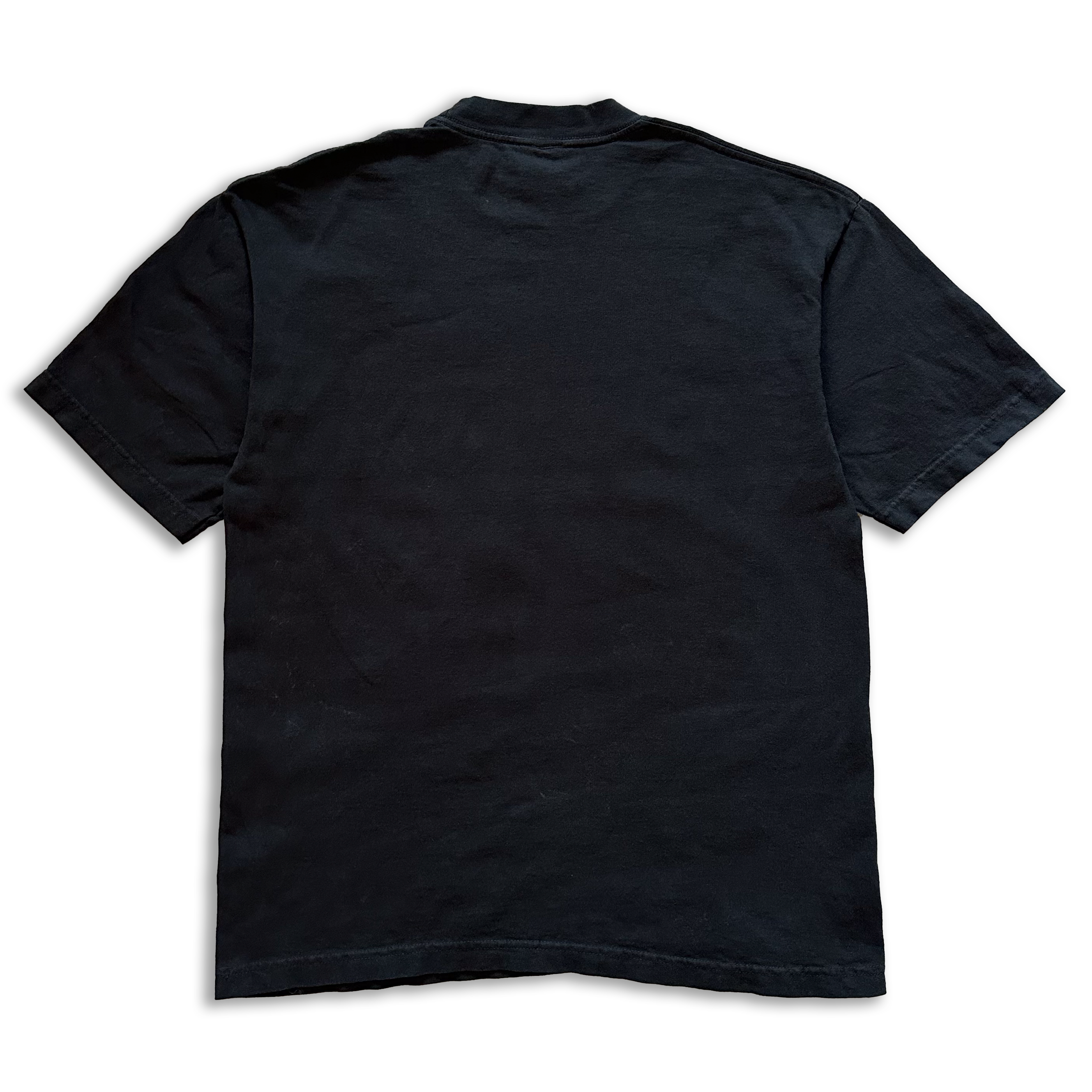 Oversized Fit Tee | Black Printed Cotton Tee | Vision Bored