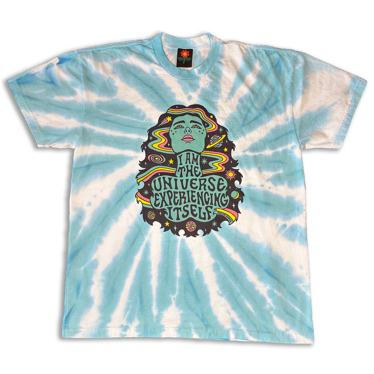 universe tee - aqua – Vision Bored