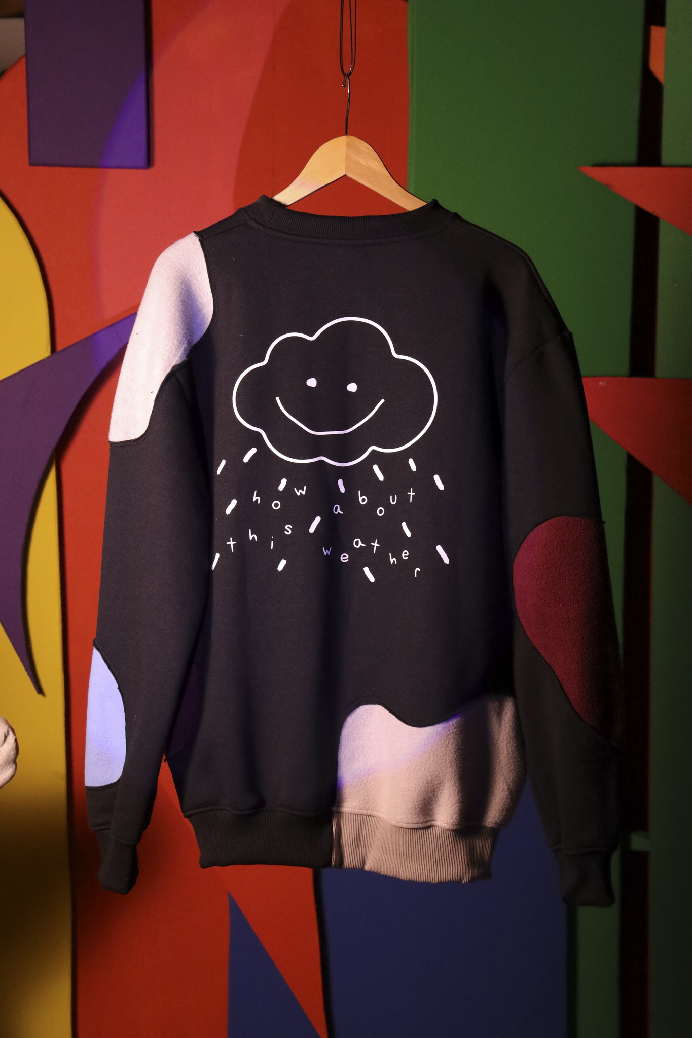 nice day crewneck - black