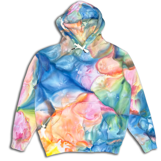 signature dyed hoodie - wallflower