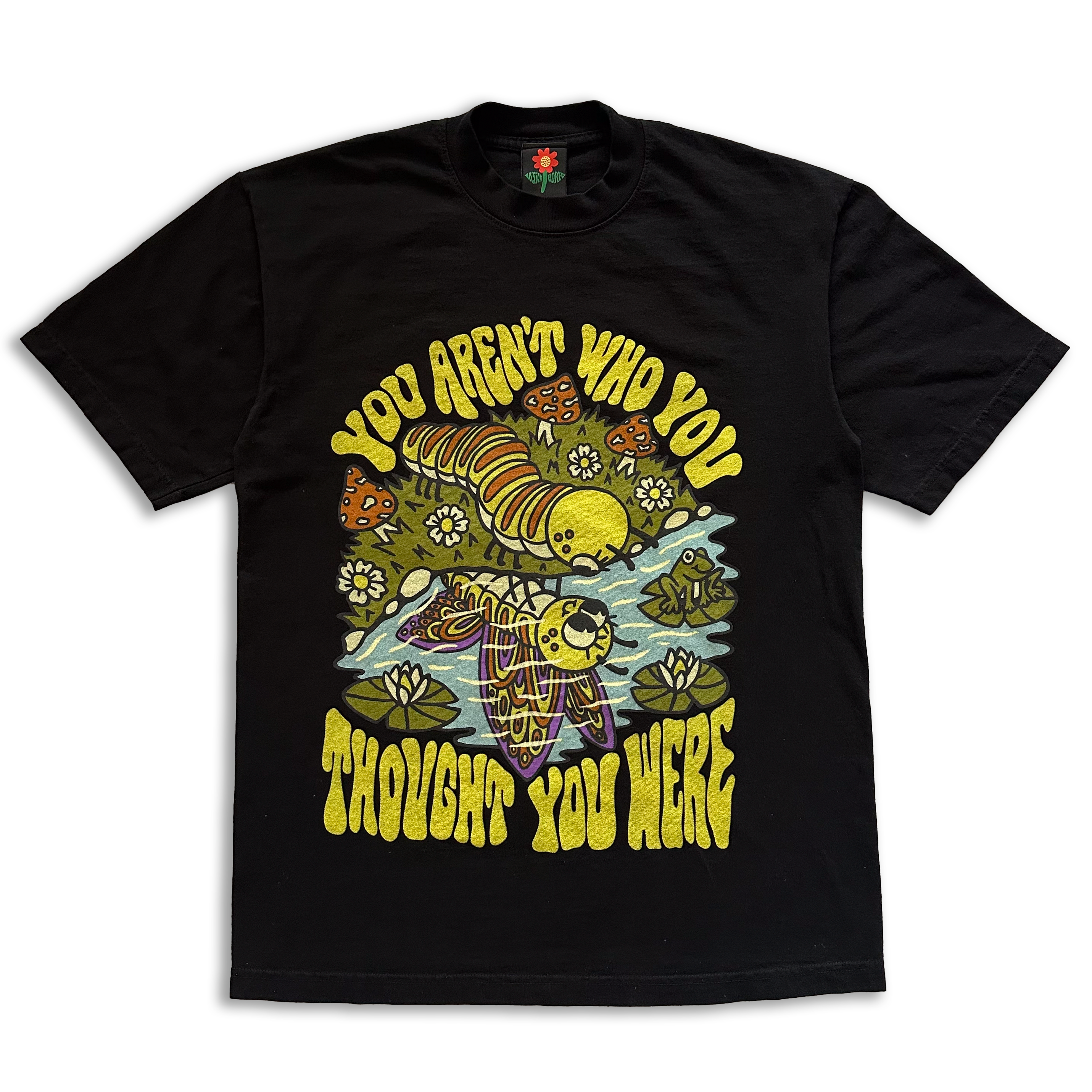 Black Fashion Tee | Black Oversized Tee | Vision Bored