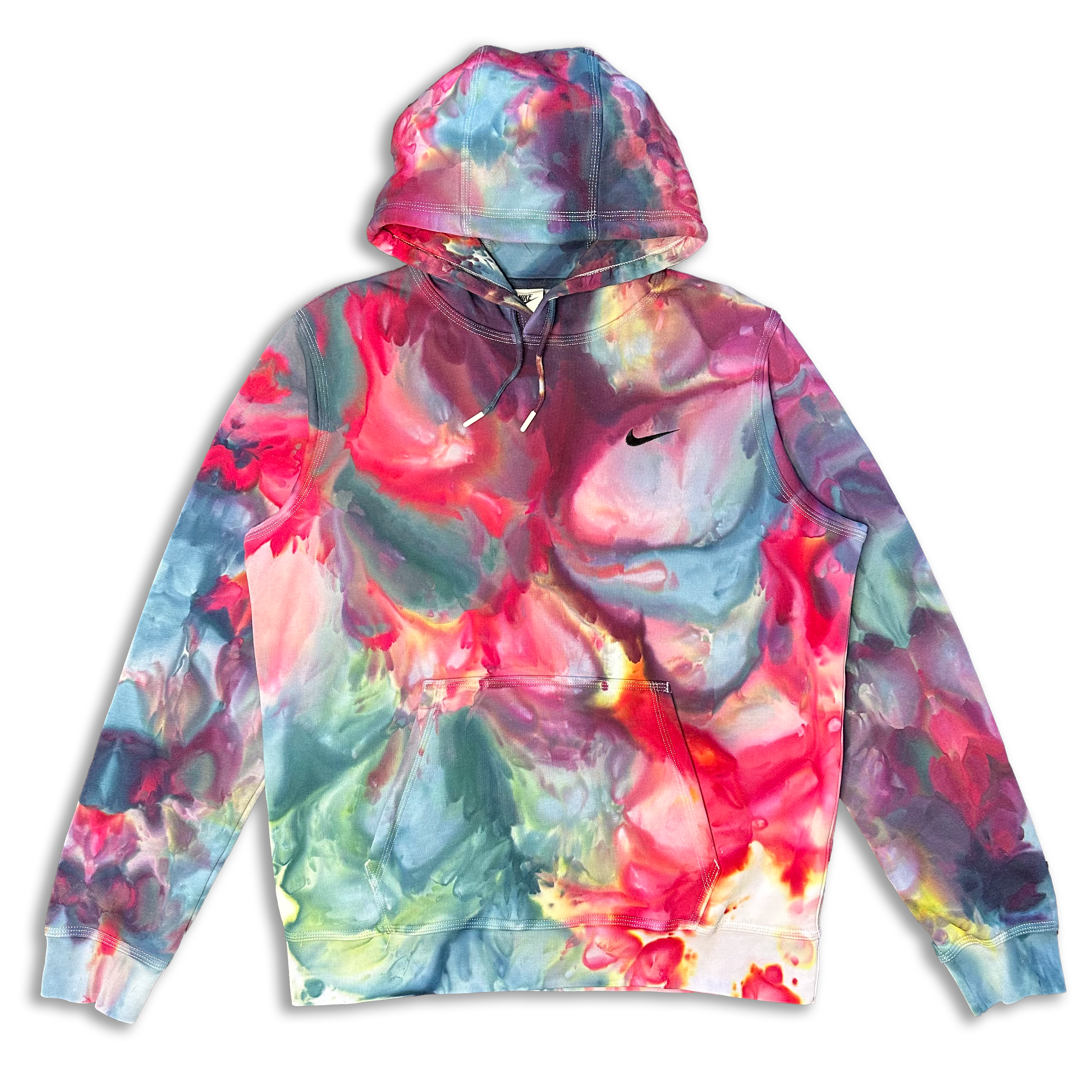 Tie Dye Fleece Hoodie | Tie Dye Hoodie | Vision Bored