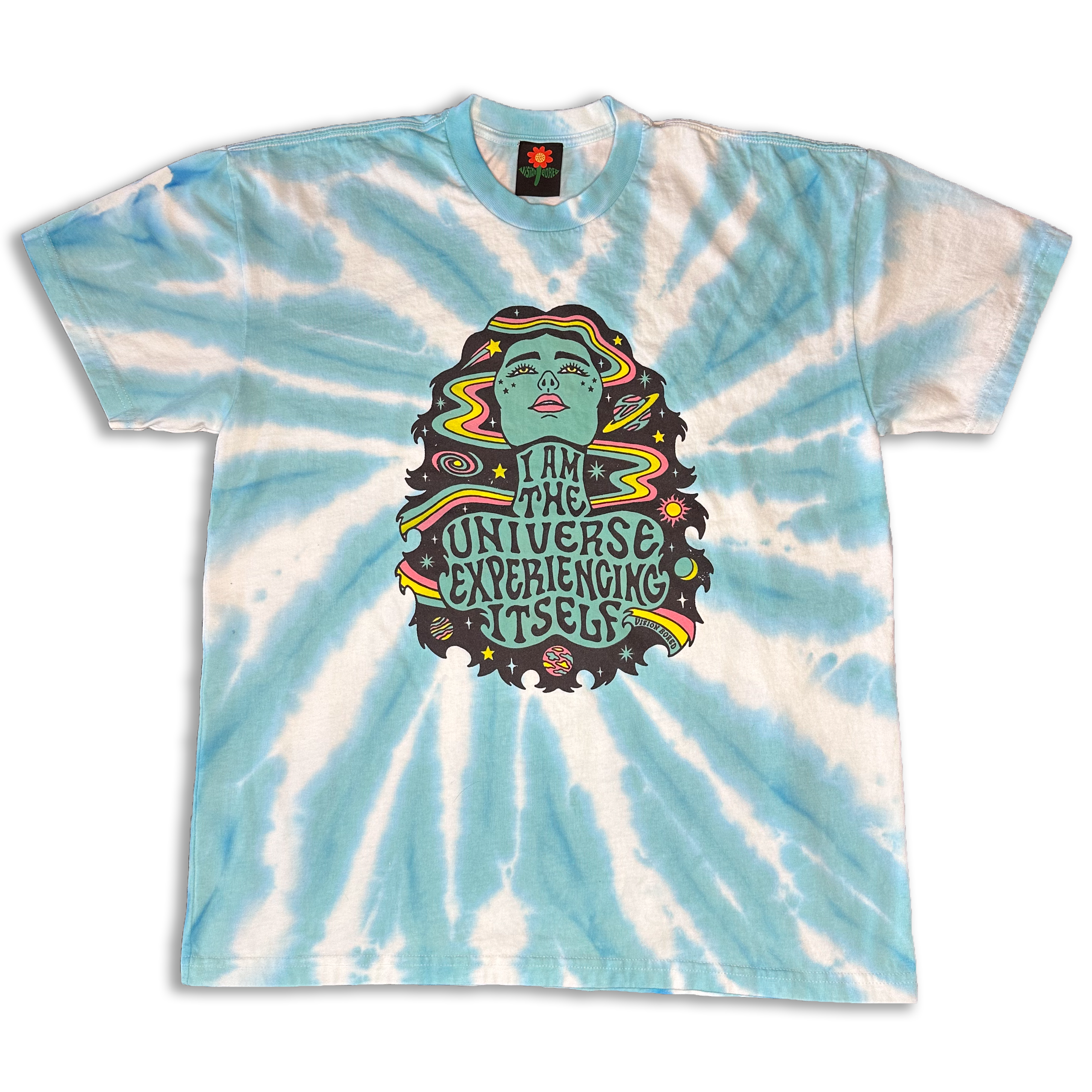 universe tee - aqua – Vision Bored
